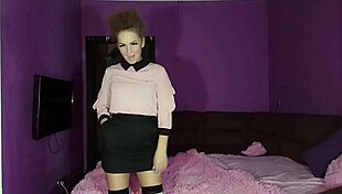 Sexy secretary licks and humiliates 😏