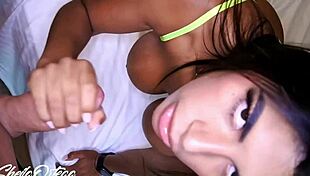 Cute girl in sexy lingerie has wild sex with huge cock