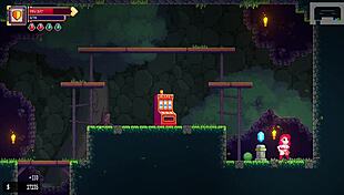 【スカーレット・メイデンの実況プレイ パート2】横スクロのローグライク2階層ボスまで攻略開始！