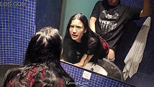 rennan luna takes big cock in her ass!