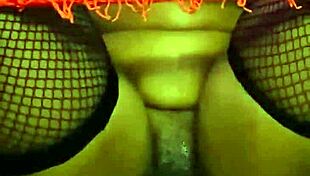 Anime girl plays with dildo toys solo 😊