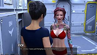 Stranded In Space 22 - Big Tits Milf Wants To Talk With Anime Teen 18+ Hentai Outfit Curvy 3D Cartoon Game Mature