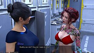 Stranded In Space 22 - Big Tits Milf Wants To Talk With Anime Teen 18+ Hentai Outfit Curvy 3D Cartoon Game Mature