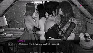 i, nurse cora, have group sex with lemon and john in the vampire manor, oh gosh!