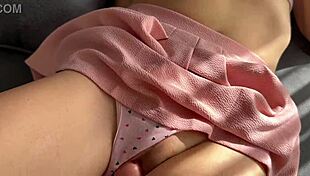 Yo, stepbrother’s risky tease on my dripping wet pussy, close-up cumshot! 💦