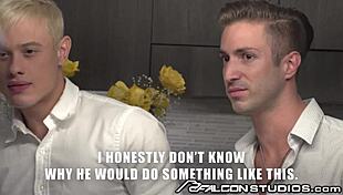 Everyone fucks at this high class gay party from Falcon Studios