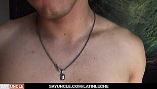 i got tricked into riding a big uncut dick for cash in this gay orgy, first time bareback