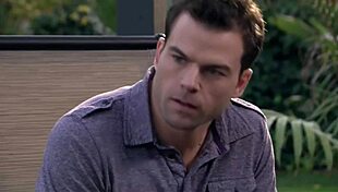 Skinny blonde licks pussy during boyfriend sex