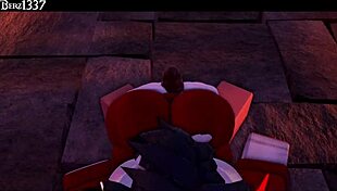 Succubus Delivers Rough Thighjob In 3D Hentai Animation.