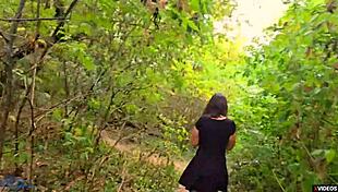 Milf begs for creampie in public pantyhose