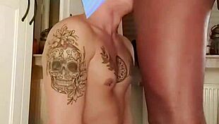 I suck his black cock until he cums