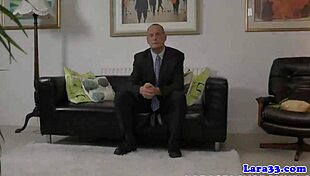 classy british milf in stockings gets her sweet spot fingered by eager hands