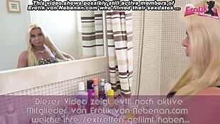 a german blonde teen prostitute offers anal sex in a car on the street