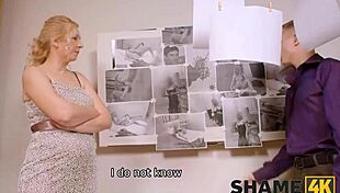 प्राइवेट आई स्टॉकिंग्स वाली मैच्योर को डेस्क पर पैसे देकर चोदा ब्लोजॉब संग