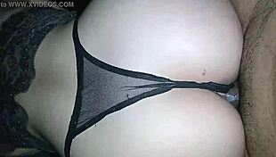 Enjoying taste on dick, making it wet and moaning loud