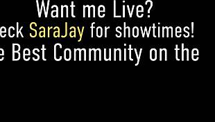 Big boobed cougar Sara Jay fills her holes with a stiff dick 😈