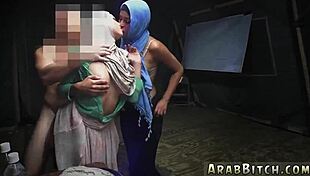 Whoa, Nude Arab Teen 18+ Sneaks Into Military Base!