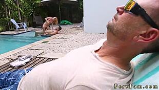 This horny teen couple tries homemade sex for the first time