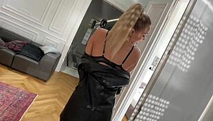 Venera Maxima Delivers POV Blowjob In Casting, Swallowing Cum.