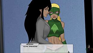 What's cheshire and artemis up to in this dc comics playtime?