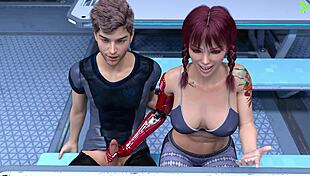 स्पेस में फंसी 38 - पब्लिक लंड चूसाई