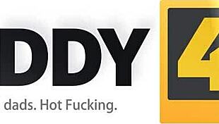 daddy4k old man gets caught making intimate acquaintance with son's new girlfriend's pussy