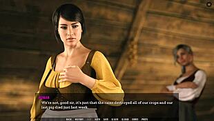 She Couldn't Pay Taxes, So I Helped Her and Her Daughter in a 3D Hentai Tale.