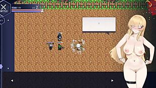 Huge Tits For The Queen In Anime Hentai Game