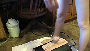 Tawny rides Sybian sex machine!