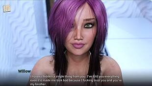 teen brunette with big tits and ass gets erotic homemade cartoon fuck