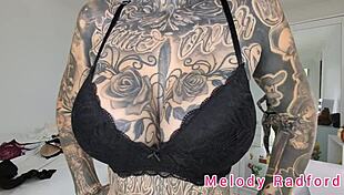 Melody Radford Tries On Black And Purple Lingerie And Micro Bikini Haul 😍👗