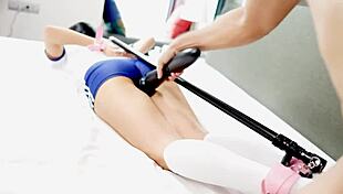 Japanese Cute Girl In Bondage Costume Rough BDSM Scene
