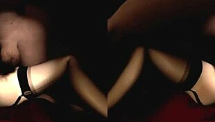 Nylon3D VR180 stereoscopic preview with a monster cock in retro action.