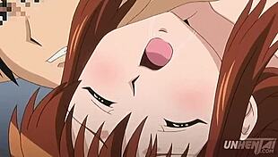 Step sister competes with step brother in hentai challenge.