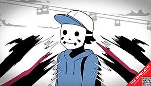 What are mime and dash up to in this hentai cartoon?