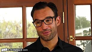 Ebony Step-Daughter Blows Step-Dilf