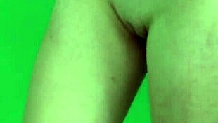 anna mostik spreads legs wide!