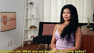 super sweet latina teen 18+ loses virginity on camera in first porn