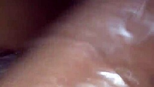 Does my interracial girlfriend ride that big black cock for creampie?