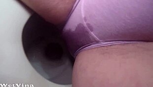 omg, i’m so desperate, peeing and wettin’ my panty in the toilet, help!