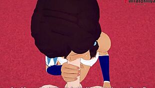 the avatar korra gives perfect blowjob