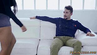 interracial robber encounters wife and tiny blonde in taboo group scenario