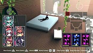 Poppi and Ari in the Heat Nightclub game