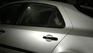 a girl feels excited going dogging to a public street orgy