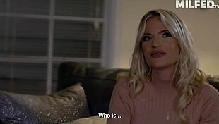 Wow! Mom In Law Seduces Her Young 18+ Step Daughter's Boyfriend with Kissing and Fat Tits!