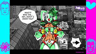 in ai-subeki part 5, the ladyboy activates the k fuck switch for creampie.