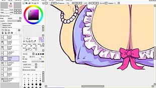 I messed up the hentai speed drawing part 3 with flats and shading