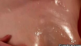 Unusual Centerfold Swallows Jizz Load on Her Face