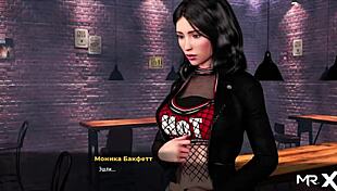 Hey, check out this hentai where he inserts his cock into her pussy in the men's toilet game scene