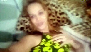 Blonde Latina Shows Ass and Pussy to German Tattooer During Session